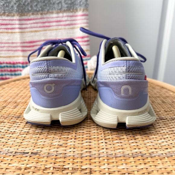 On Running Cloud X Lavender Ice Road Running Walking Sneakers Women’s Size 9.5 - Picture 5 of 8